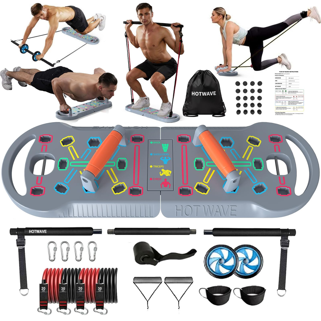Slim Push Up Bar - Blue