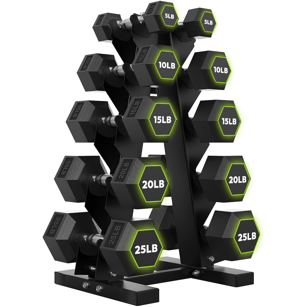 Compact Dumbbell Set - White