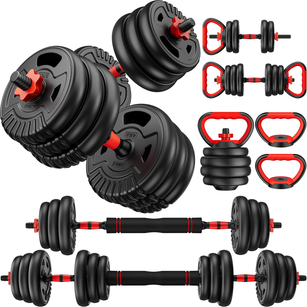 Easy Clean Dumbbell Set - White