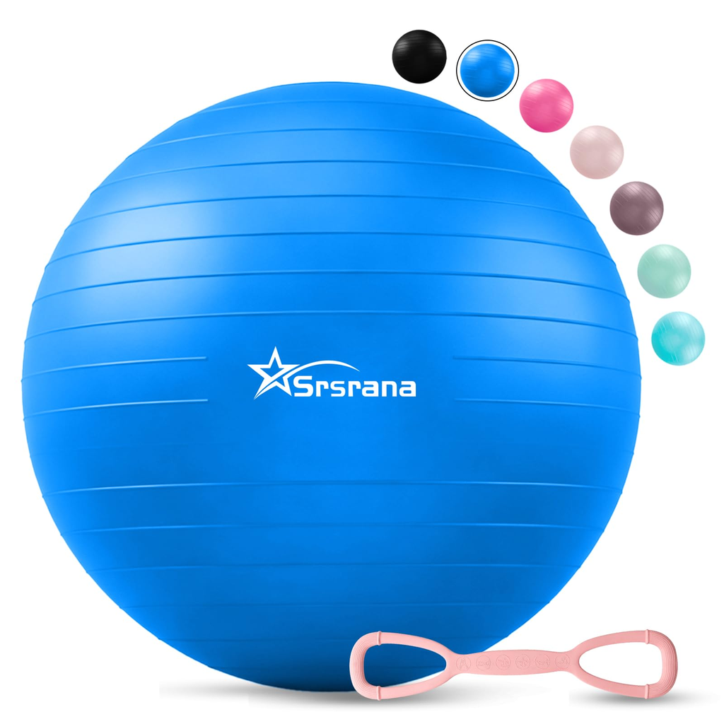 Waterproof Exercise Ball - Black