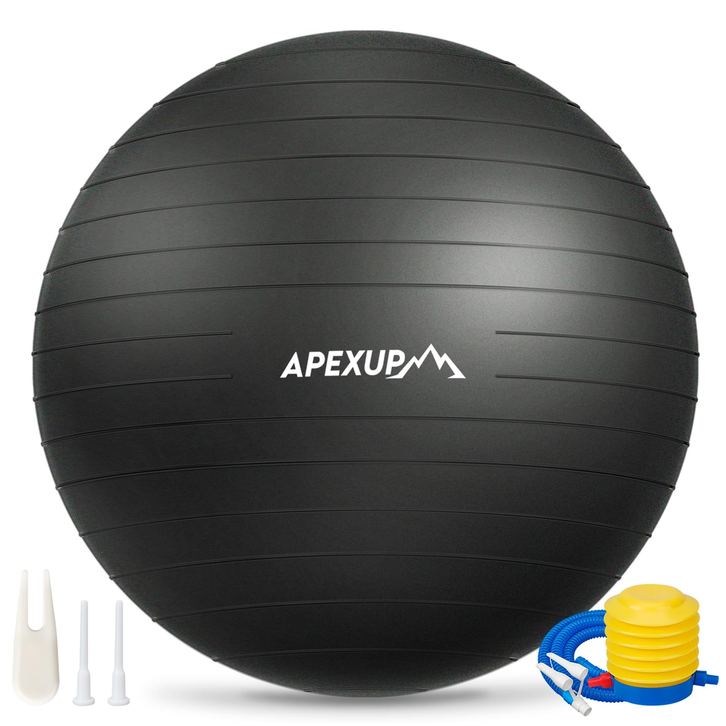 Travel Exercise Ball - Black